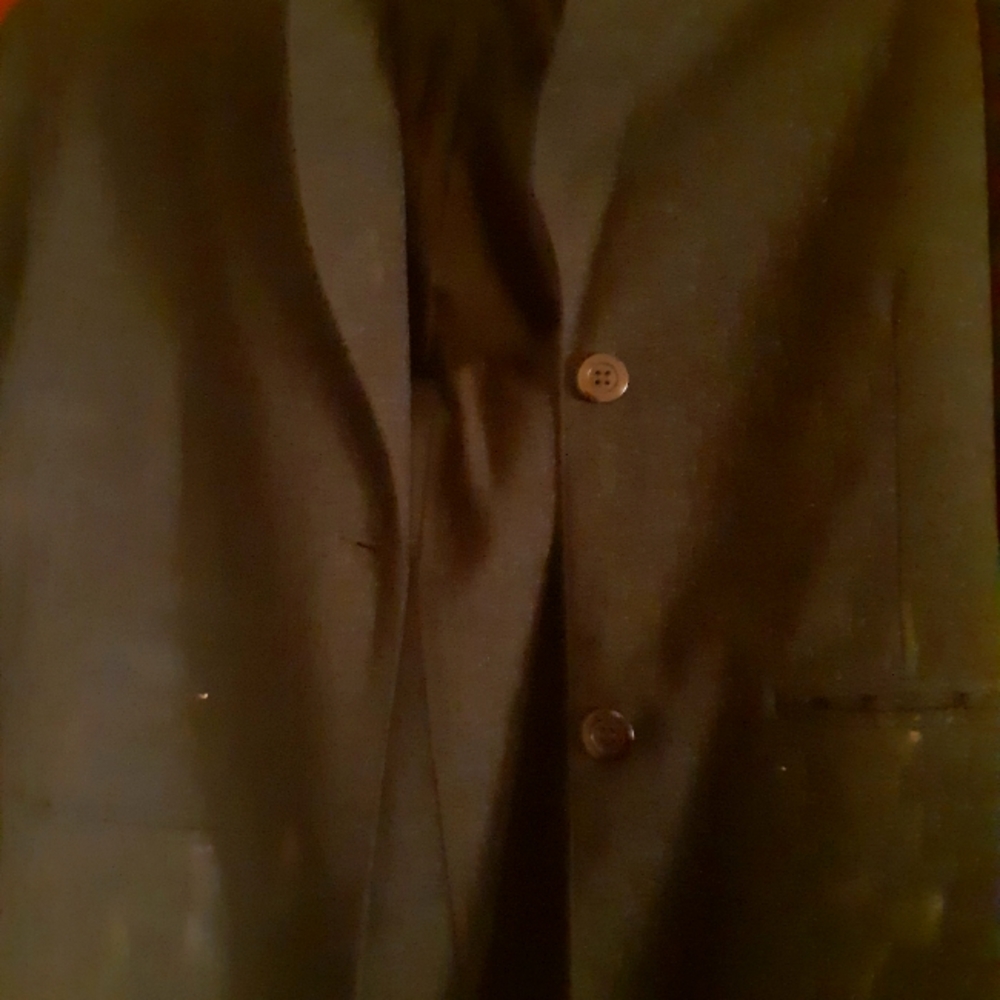 Dark blue pants suit
